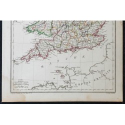 1812 - Carte d'Angleterre et Pays de Galles 