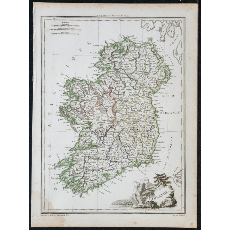 1812 - Carte d'Irlande 