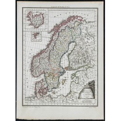 1809 - Carte de Scandinavie 