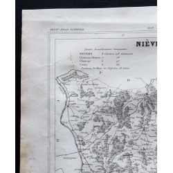 Gravure de 1833 - Département de la Nièvre - 2