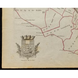 1836 - Arrondissements et quartiers de Paris 