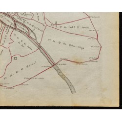 1836 - Arrondissements et quartiers de Paris 