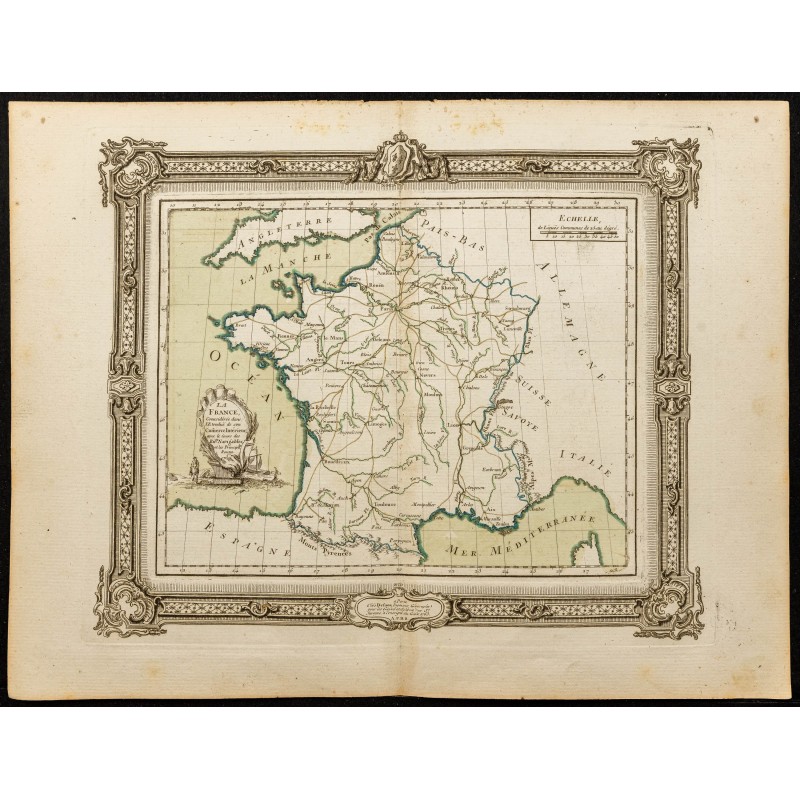 1764 - Routes commerciales et fluviales 