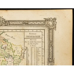 1764 - Carte des Maréchaussées royales 