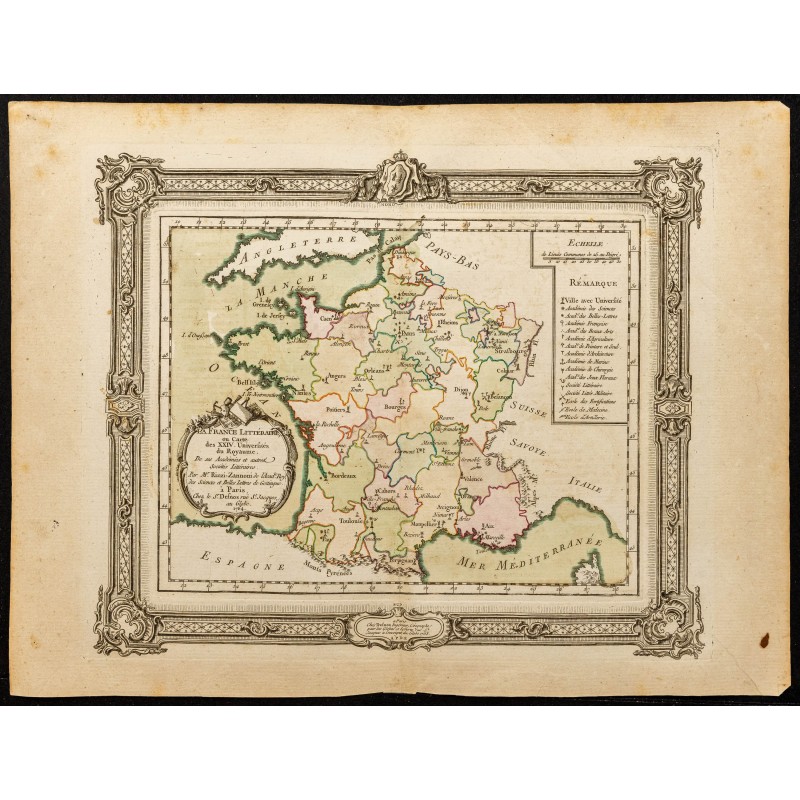 1764 - Carte des universités 