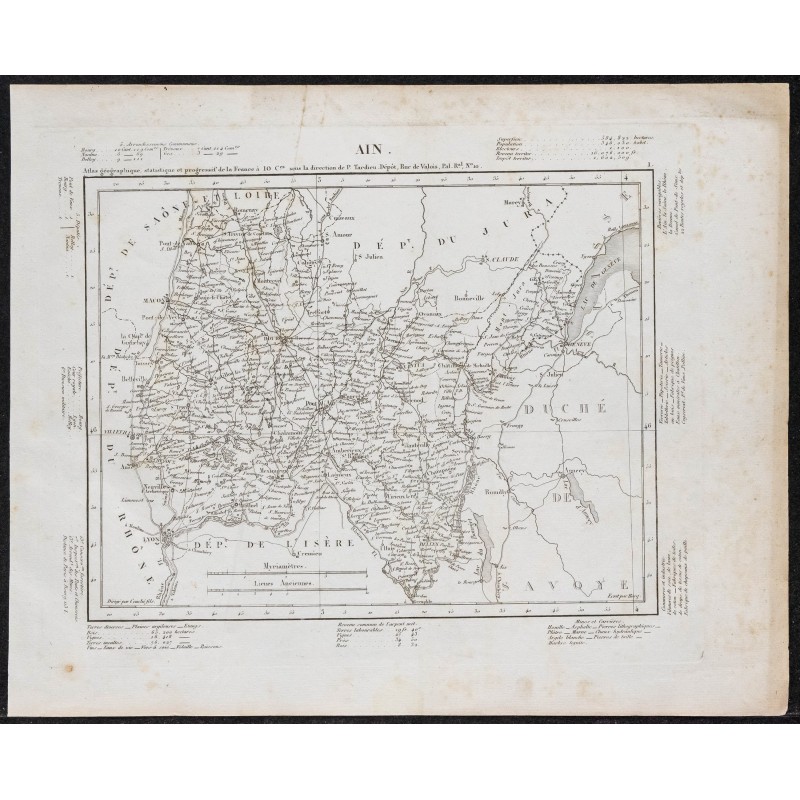 1840c - Carte de l'Ain 