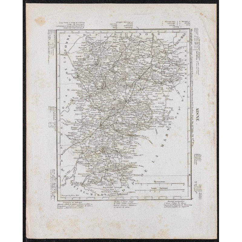 1840c - Carte de l'Aisne 