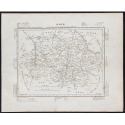 1840c - Carte de l'Allier 