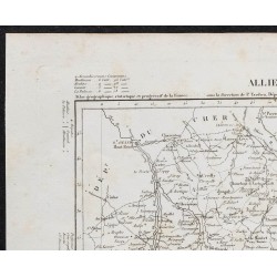 1840c - Carte de l'Allier 