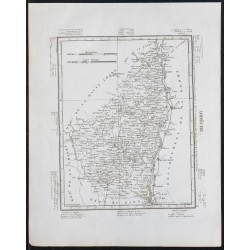 1840c - Carte de l'Ardèche 