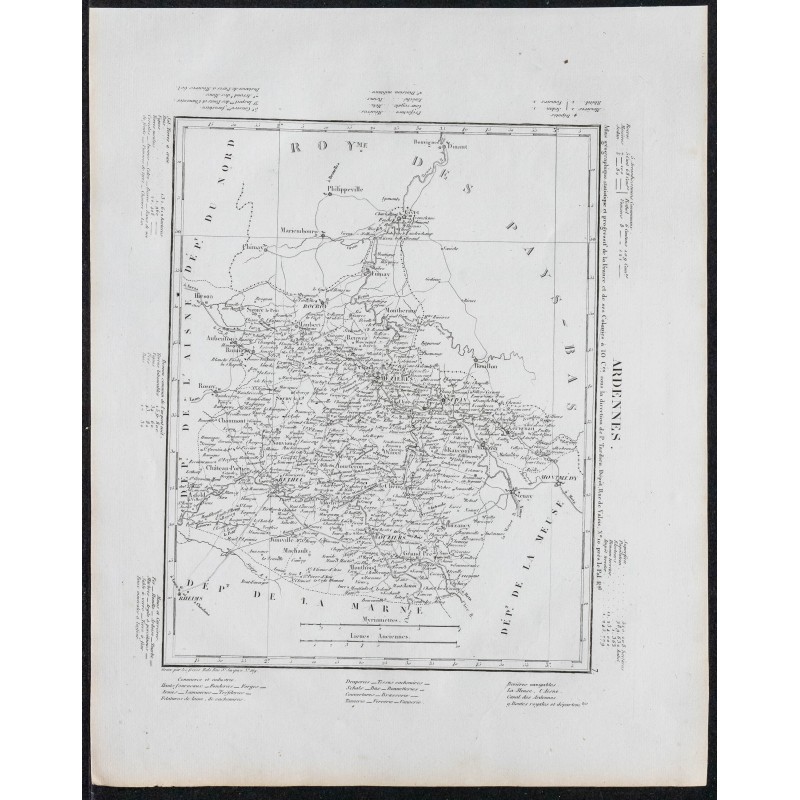 1840c - Carte des Ardennes 