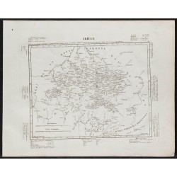 1840c - Carte de l'Ariège 