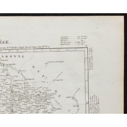 1840c - Carte de l'Ariège 