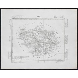 1840c - Carte de l'Aube 