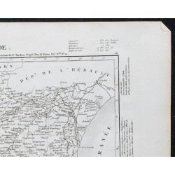 1840c - Carte de l'Aude 