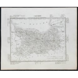 1840c - Carte du Calvados 