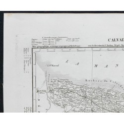 1840c - Carte du Calvados 