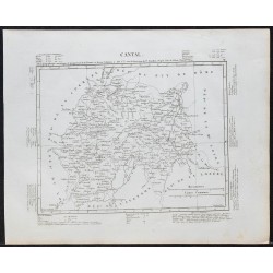 1840c - Carte du Cantal 