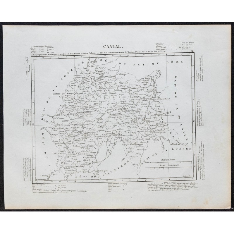 1840c - Carte du Cantal 