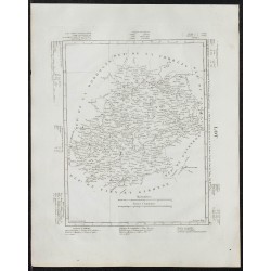 Gravure de 1840c - Carte du Lot - 1