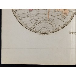 Gravure de 1845 - Mappemonde - 4