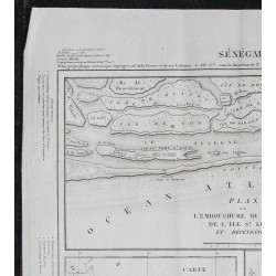 1840c - Carte du Sénégal 