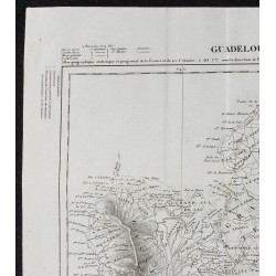 1840c - Carte de Guadeloupe 