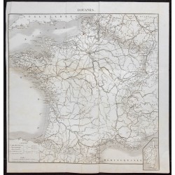 1840c - Carte des douanes françaises 
