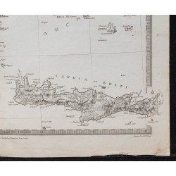 1829c - Carte de Grèce du Sud et Crète 