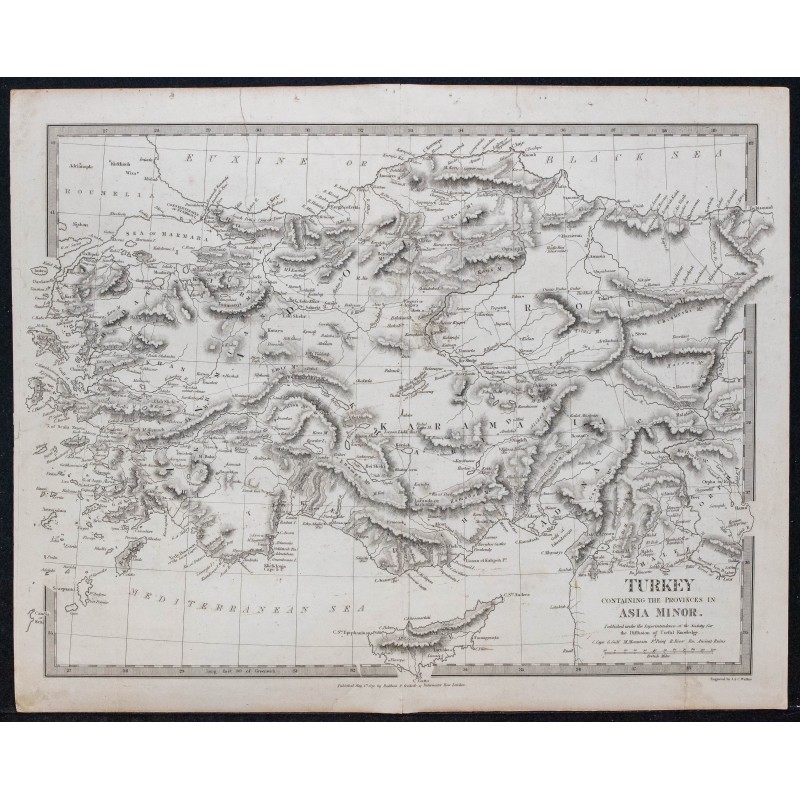 1830c - Carte de Turquie 