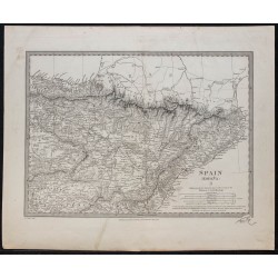 1831c - Carte de l'Espagne 