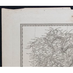 1831c - Carte de l'Espagne du nord ouest 