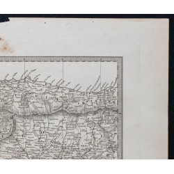 1831c - Carte de l'Espagne du nord ouest 