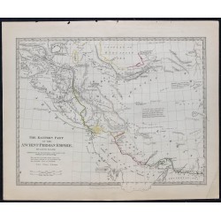 1831c - Carte de l'Empire Perse Ancien 