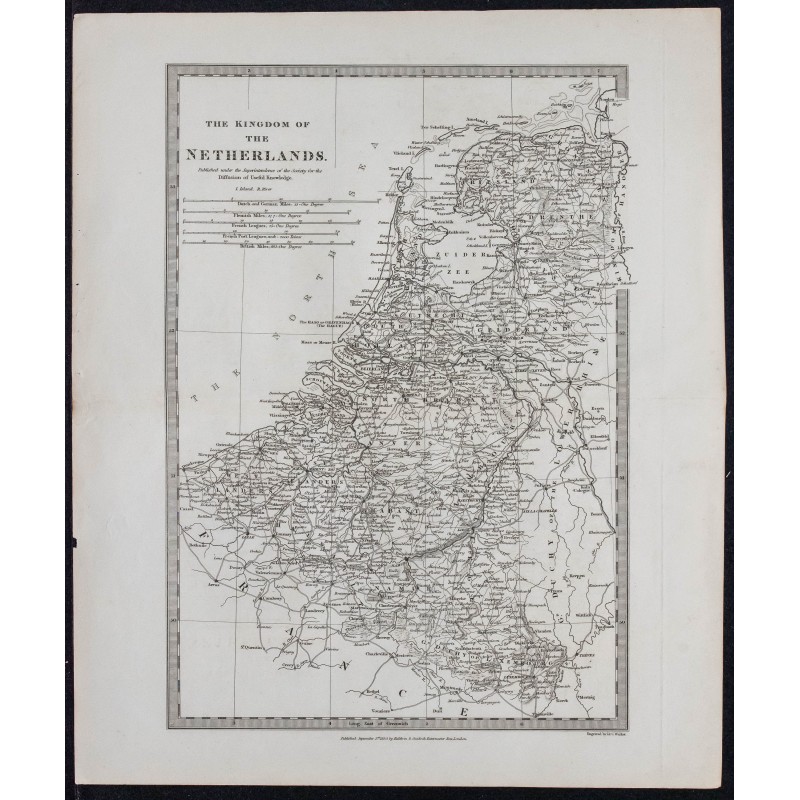 1830c - Carte des Pays-Bas 