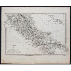 1830c - Carte de l'Italie 