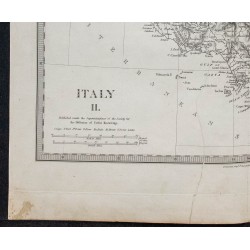 1830c - Carte de l'Italie 