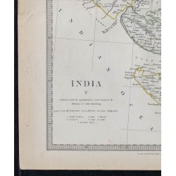 1833c - Carte de l'Inde et régions environnantes 