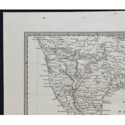 1831c - Carte de l'Inde et Sri Lanka (Ceylan) 