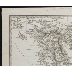 1829c - Carte de Grèce du Sud 