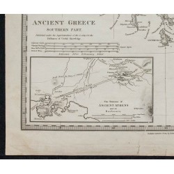 1829c - Carte de Grèce du Sud 