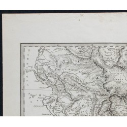 1829c - Carte de Grèce Antique Partie Nord 