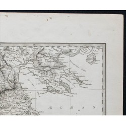 1829c - Carte de Grèce Antique Partie Nord 