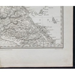 1829c - Carte de Grèce Antique Partie Nord 