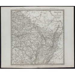 1830c - Carte de l'est de France 