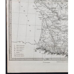 1831c - Carte de France (Ancienne Gaule) 