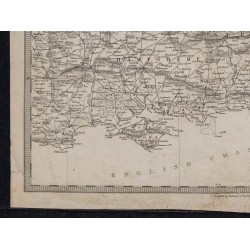1830c - Carte de l'Angleterre (Sud-Est) 