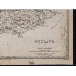 1830c - Carte de l'Angleterre (Sud-Est) 