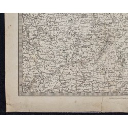 1830c - Carte de l'est de l'Angleterre 