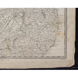 1830c - Carte de l'est de l'Angleterre 